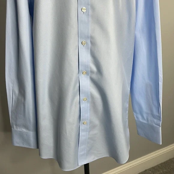 CHARLES TYRWHITT Blue Slim Fit Shirt 16 1/2/35in - Picture 6 of 9